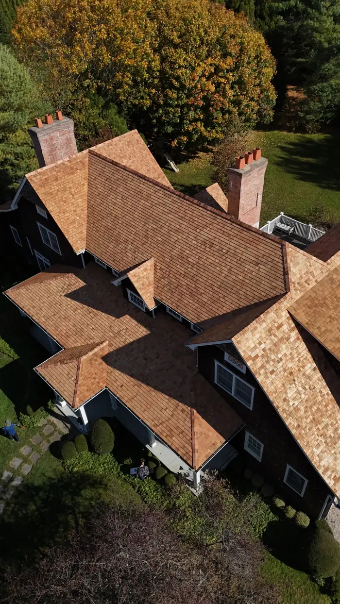 Roofing project in Montauk, NY
